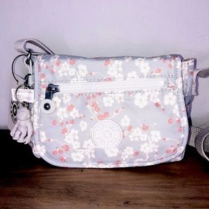 KIPLING CROSSBODY BAG FLORAL GARDEN EXCELLENT CONDITION